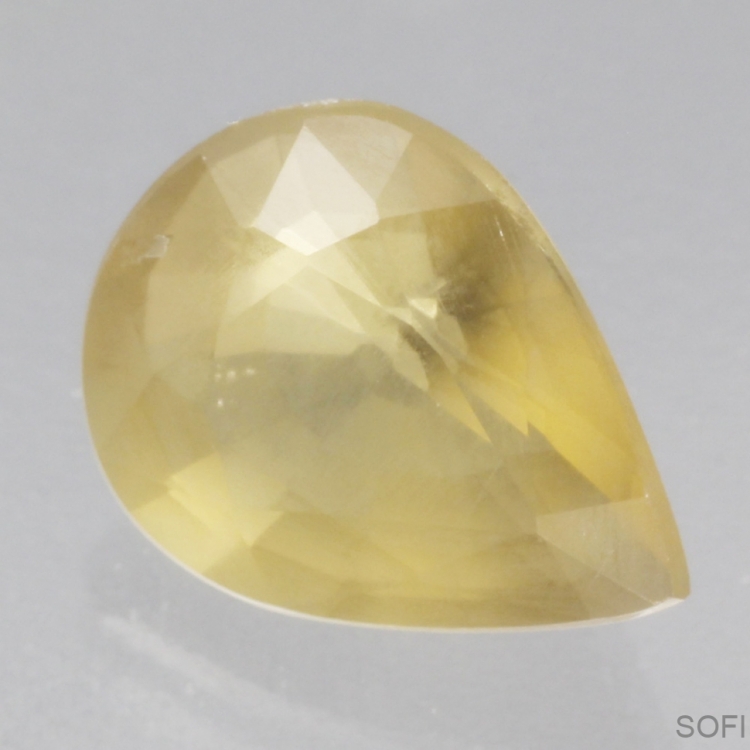 Камень желтый Кварц натуральный 6.30 карат арт. 3729