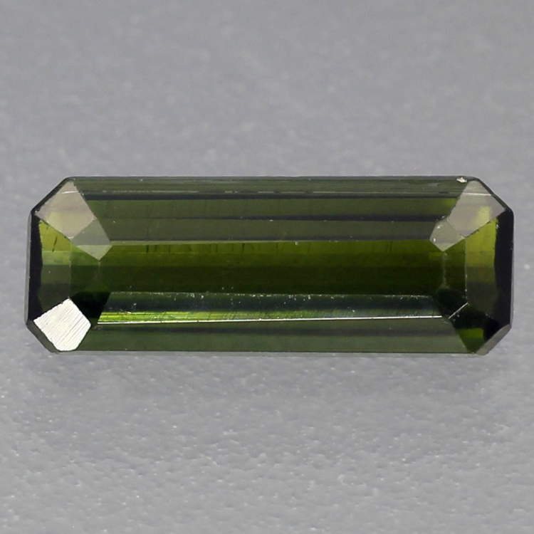 Камень зеленый Турмалин натуральный 1.24 карат арт 25710