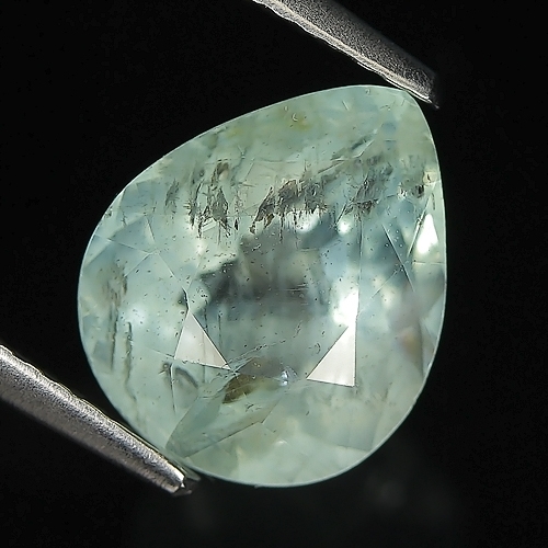 Камень Аквамарин натуральный 2.85 карат 10х9 мм груша арт. 25042