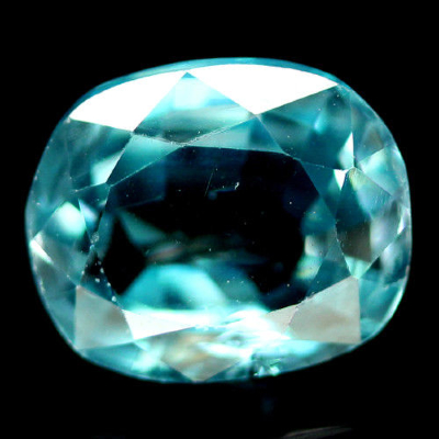  Камень голубой циркон натуральный 3.36 карат арт. 20095 
