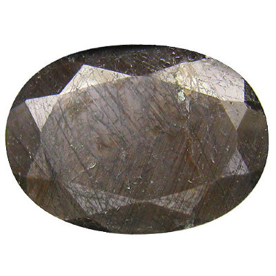 Камень шоколадный сапфир натуральный 12.13  карат арт. 14812