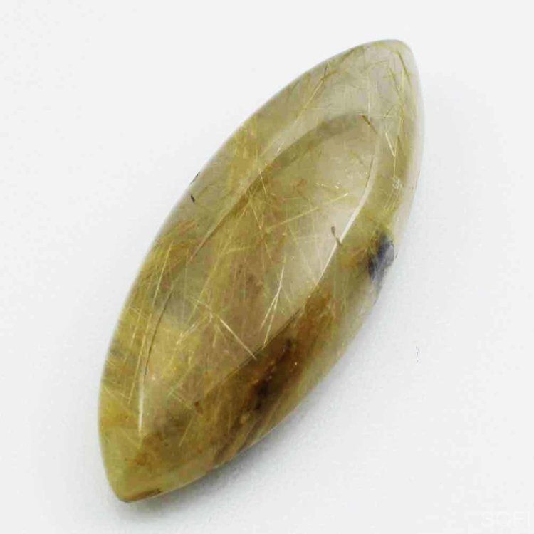 Камень Кварц с рутилом натуральный 18.00 карат арт. 5006