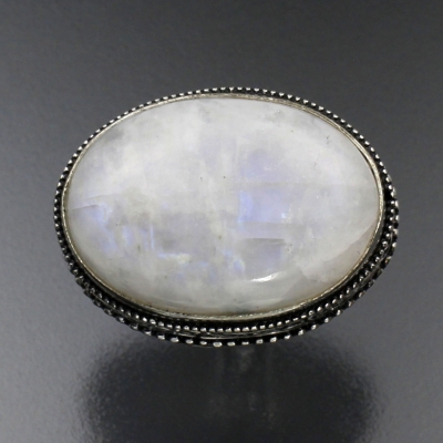 Дизайнерское кольцо с Лунным камнем натуральным арт 6349