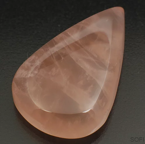 Камень розовый Кварц натуральный 53.00 карат арт. 3330