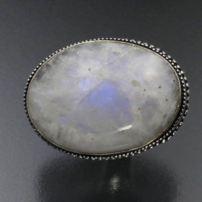 Дизайнерское кольцо с Лунным камнем натуральным арт 5576