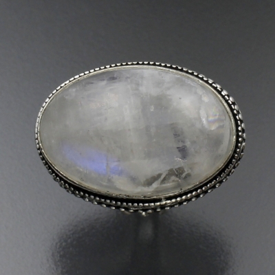 Дизайнерское кольцо с Лунным камнем натуральным арт 20481