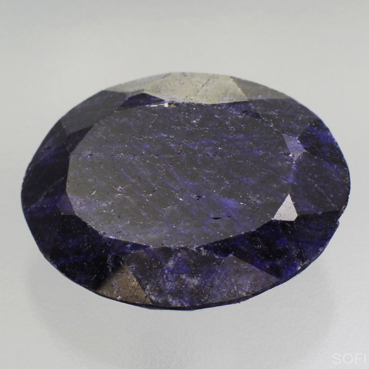  Камень голубой сапфир натуральный 121.95 карат арт. 8071