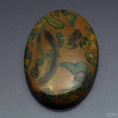  Камень фруктовая Яшма натуральная 47.00 карат арт. 12679