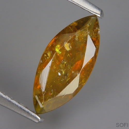 Камень золотой Турмалин натуральный 1.01 карат арт. 25756