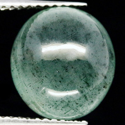 Камень Аквамарин кабошон овал натуральный 6.11 карат 11х10 мм арт. 17320