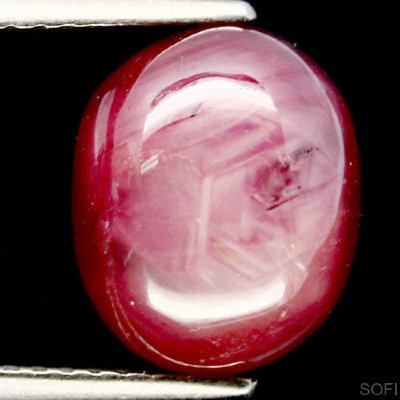 Камень розовый Корунд натуральный 5.91 карат арт. 18134